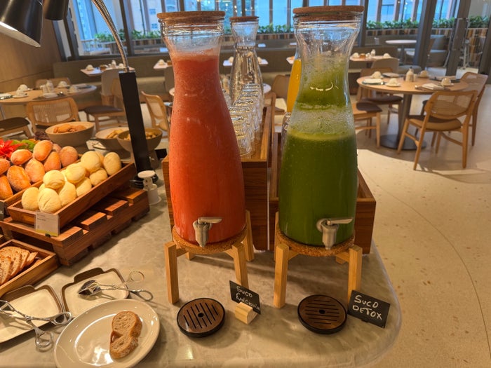 Westin Sao Paulo Marriott buffet juice Westin Sao Paulo Marriott buffet juice