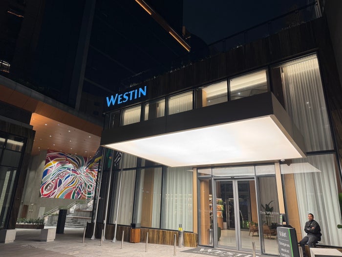 Westin Sao Paulo Marriott front door Westin Sao Paulo Marriott front door