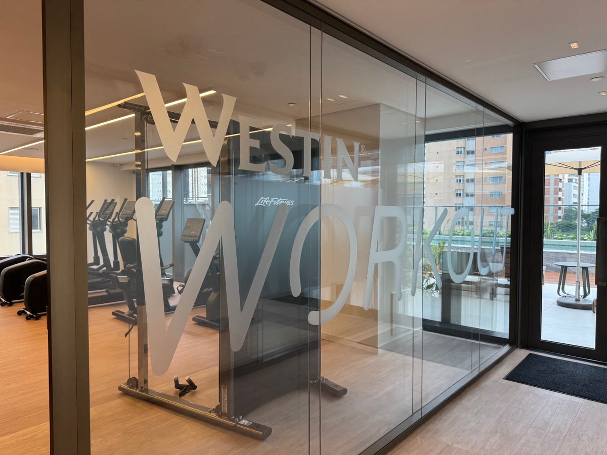 Westin Sao Paulo Marriott gym entrance