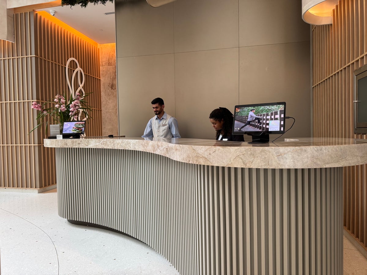 Westin Sao Paulo Marriott lobby reception