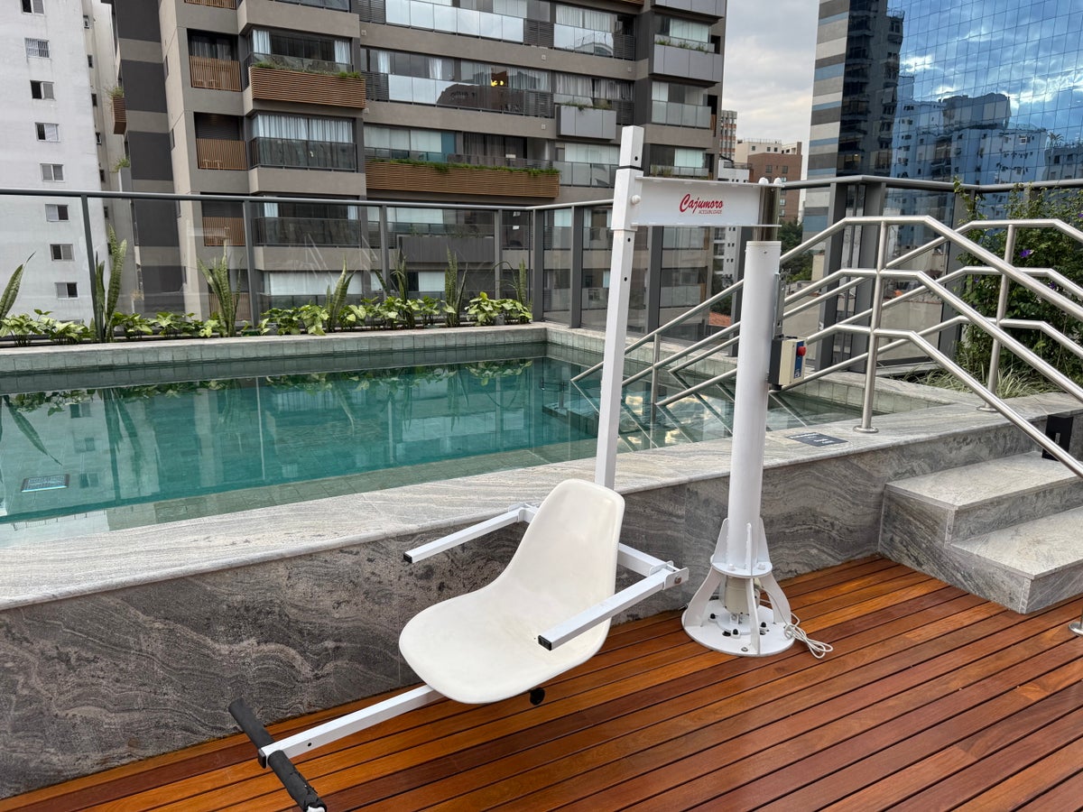 Westin Sao Paulo Marriott pool lift