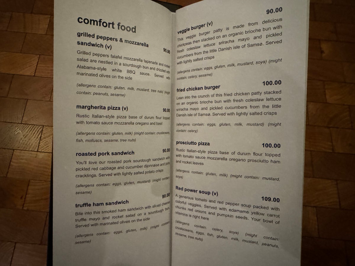 citizenM Copenhagen Radhuspladsen lobby menu