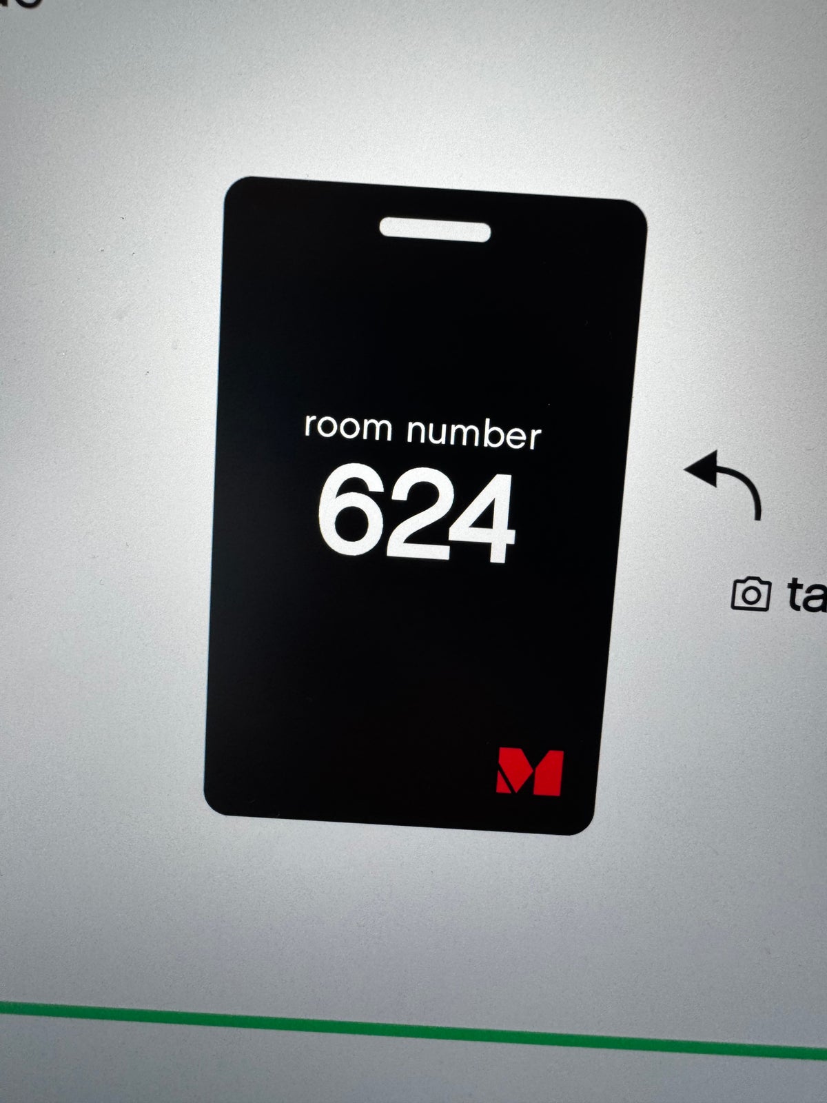 citizenM Copenhagen Radhuspladsen room number on tablet citizenM Copenhagen Radhuspladsen room number on tablet