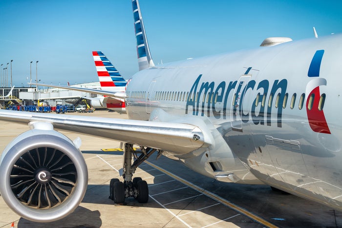 American Airlines plane