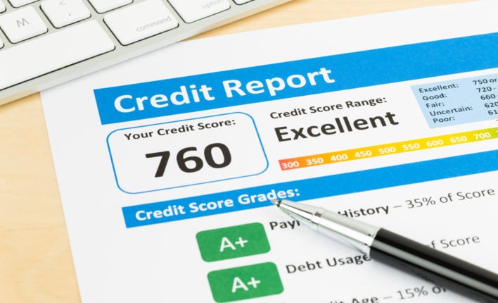 Excellent credit score
