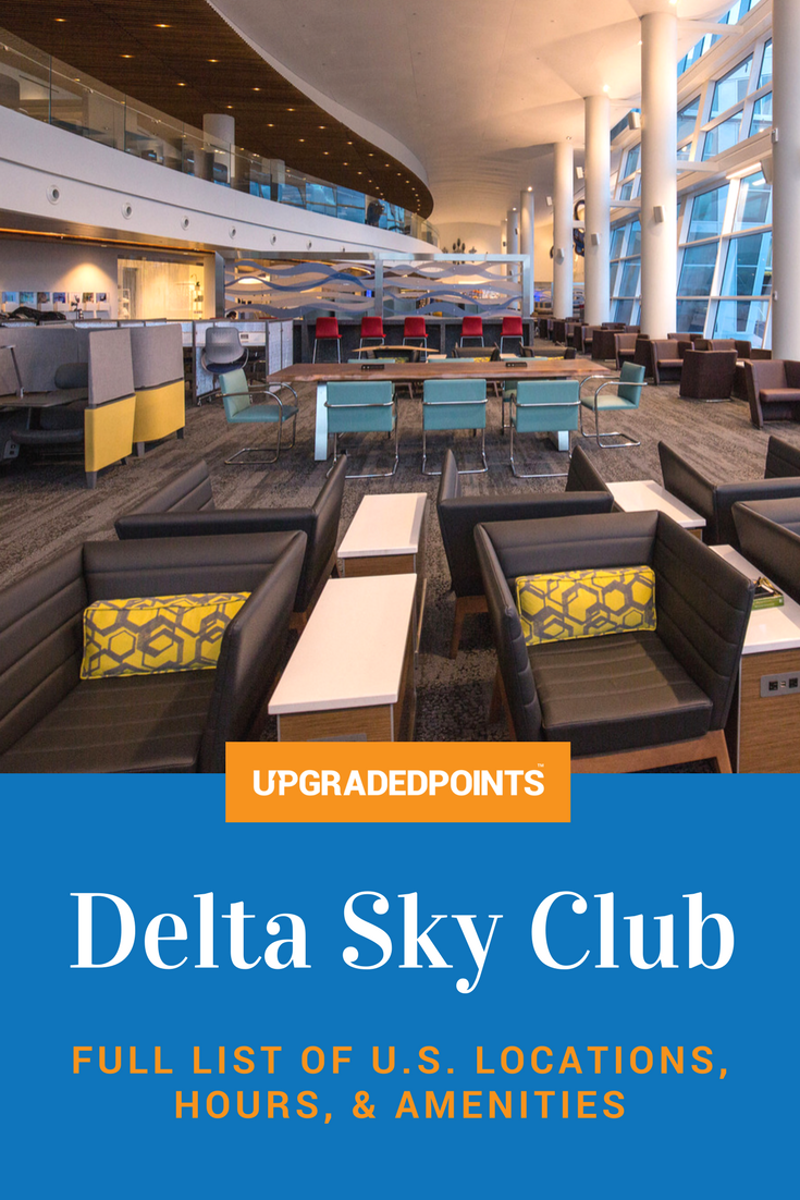 Delta Sky Club Lounge Locations