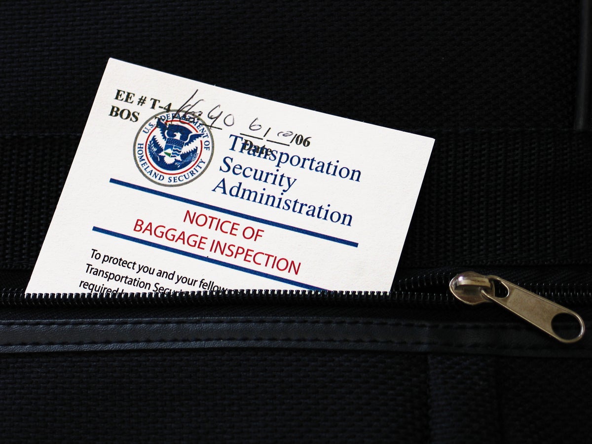 TSA Bag Inspection