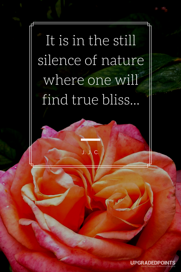 Upgraded Points, Best Travel Quotes - It Is In The Still Silence Of Nature