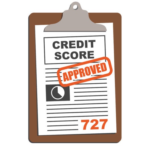Approved credit score