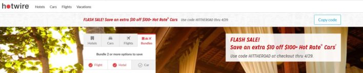 hotwire new customer promo code