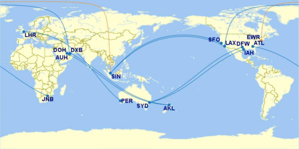 The 10 Longest Non-stop Commercial Flights In The World [2020]