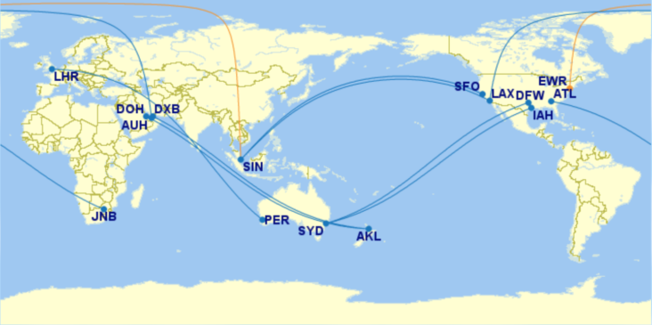 The 10 Longest Non-Stop Commercial Flights In The World [2021]