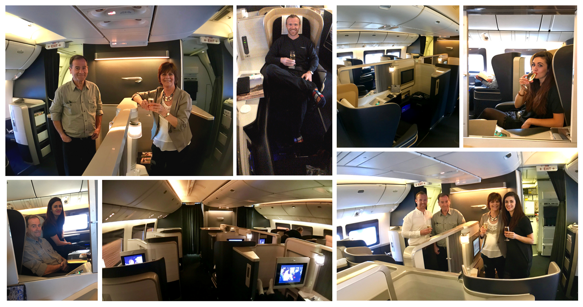 British Airways First Class, Boeing 777 LHR to IAH