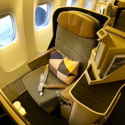 Etihad Business Class 777