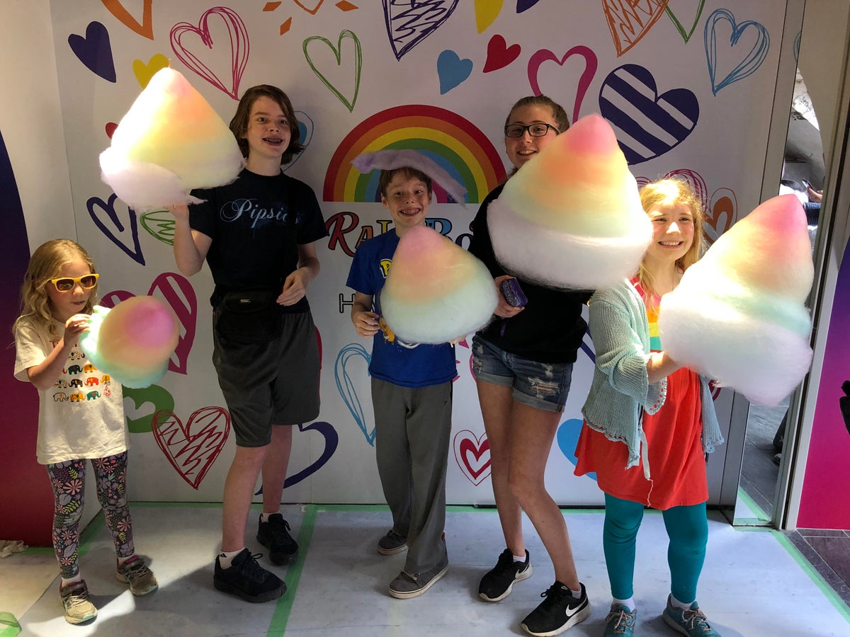 Family Travel Cotton Candy