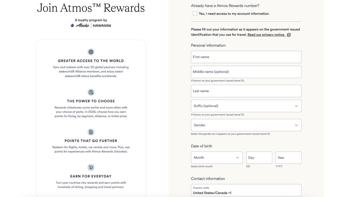 Join Alaska Airlines Atmos Rewards