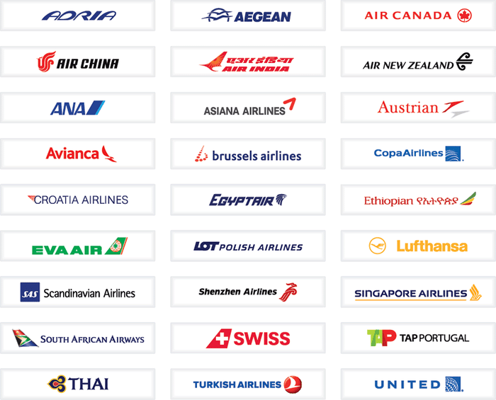 Star Alliance Members Logo