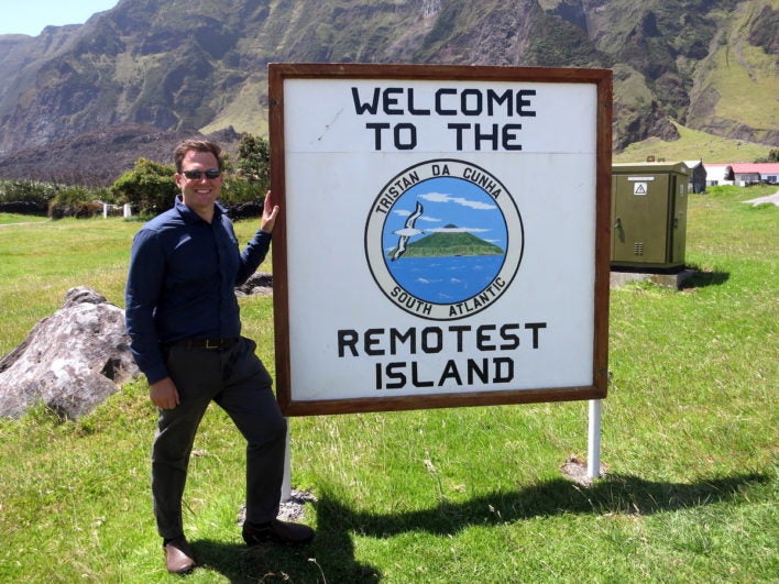 Stefan on Tristan da Cunha