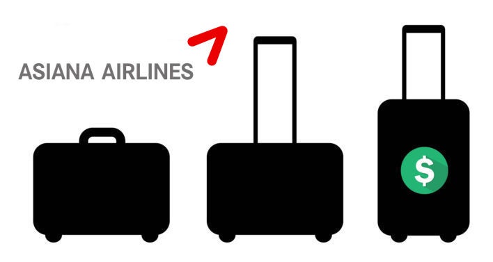 asiana airlines carry on size