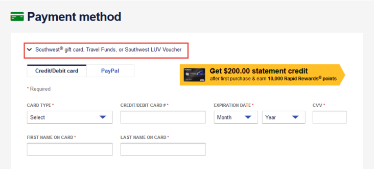 How To Use Southwest Travel Funds