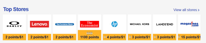 Rapid Rewards Shopping Portal