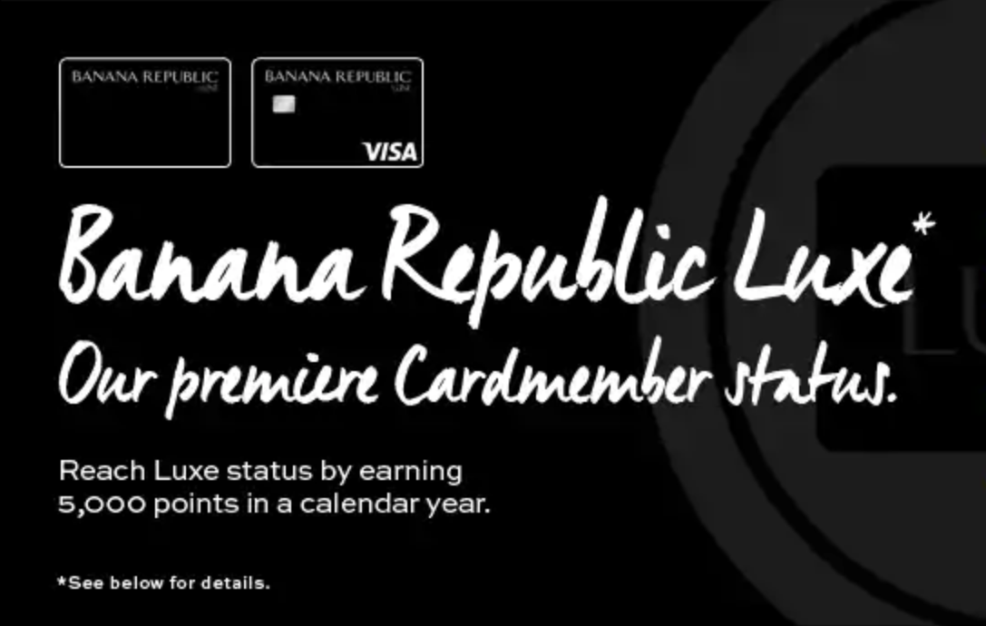 Banana Republic Luxe Credit Cards