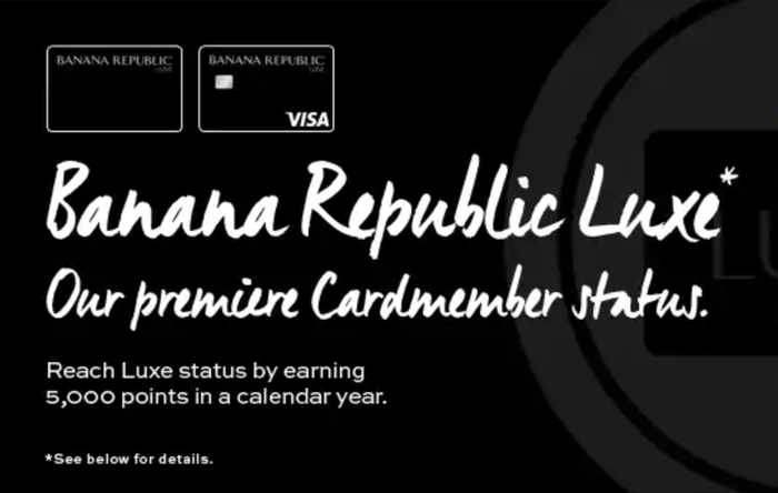 Banana Republic Luxe Credit Cards