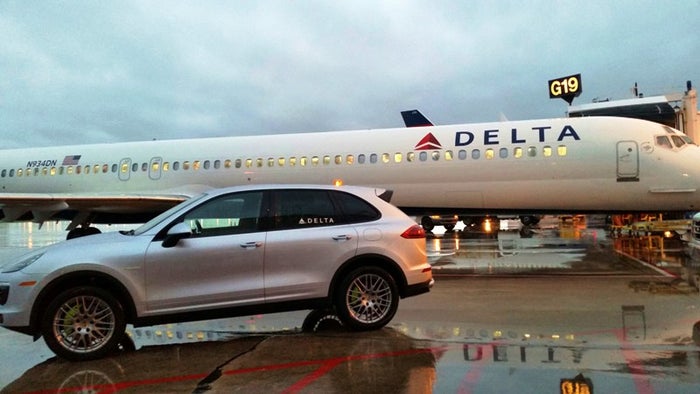 Delta Porsche vehicle