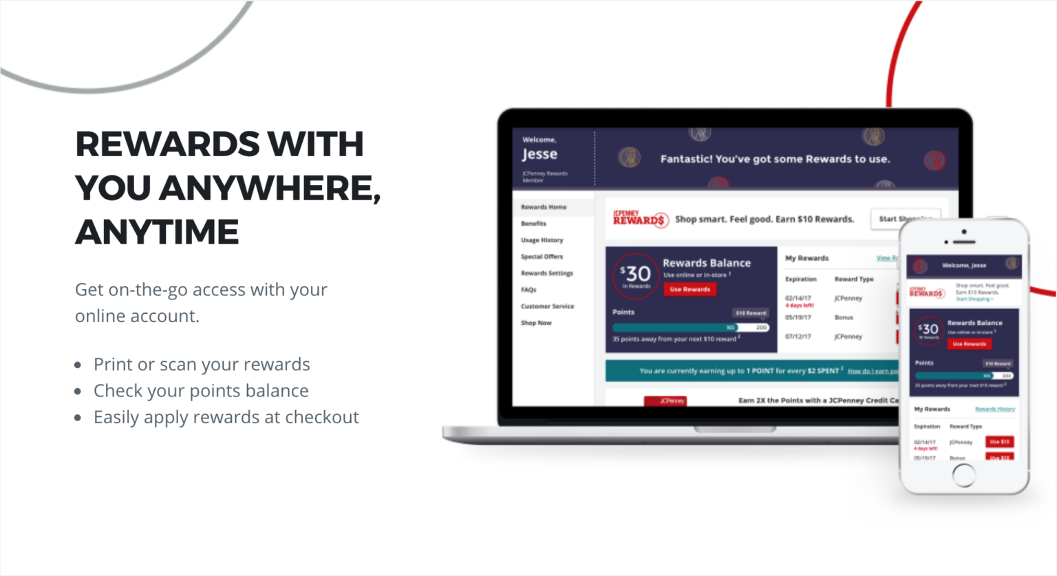 jcp rewards account jcp rewards account