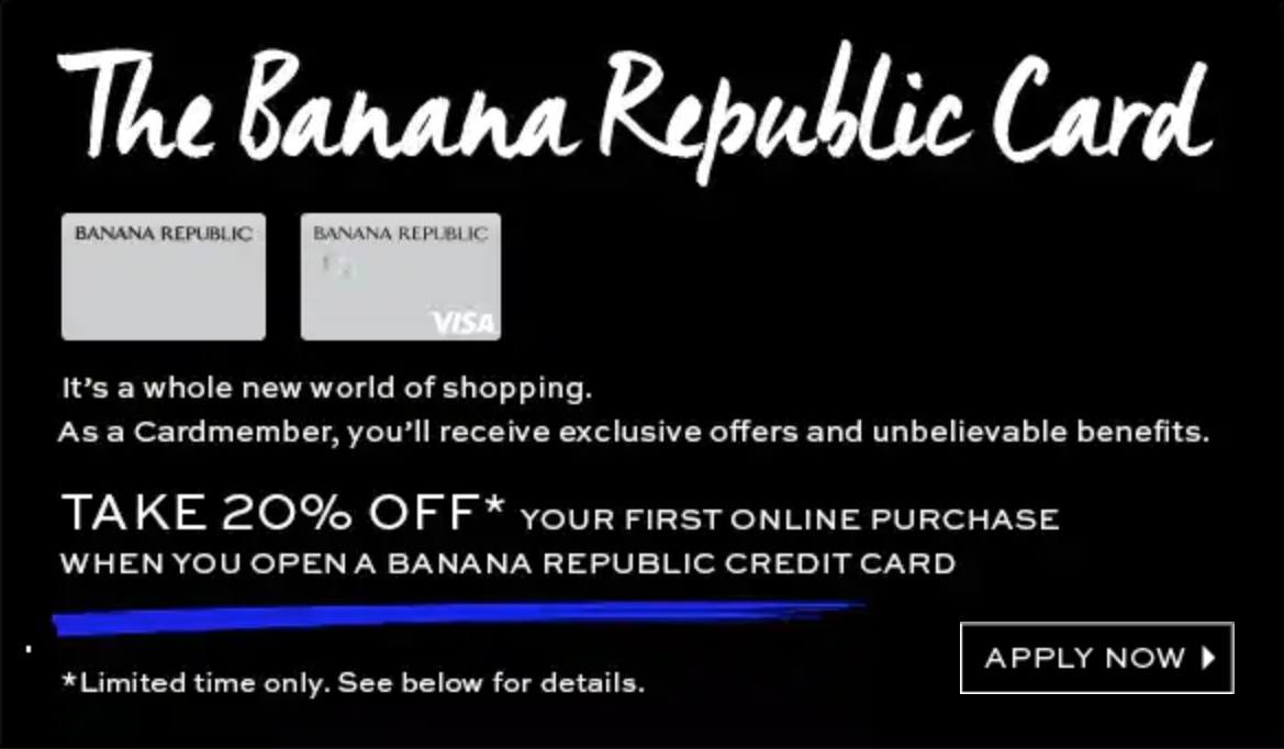 The Banana Republic Basic Credit Cards