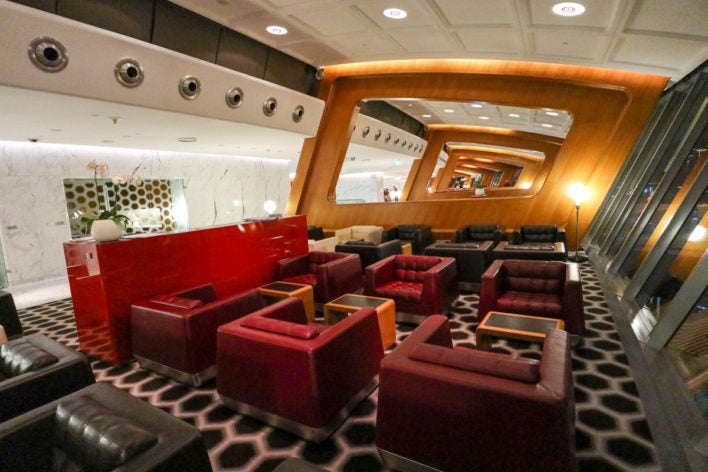 Sydney Qantas första klass Lounge