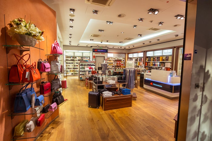 Duty free shopping at Lufthansa First Class Terminal Duty free shopping at Lufthansa First Class Terminal