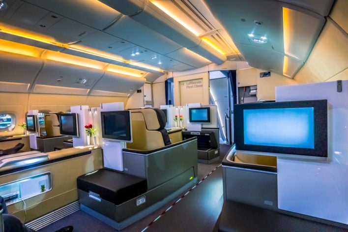 Lufthansa Airbus A380 First Class Review Fra To Sin Amazing Pics