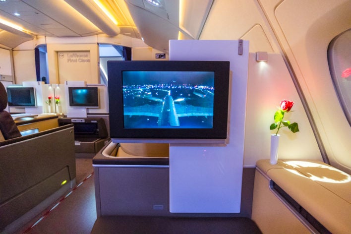 Primera Clase del Airbus A380 de Lufthansa