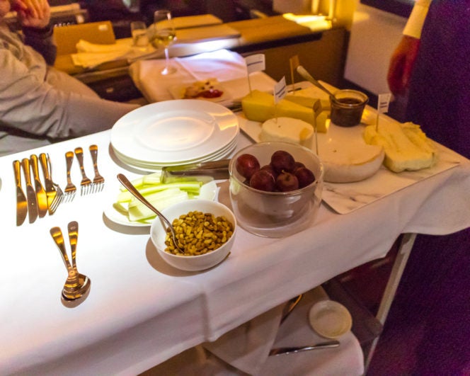 Lufthansa Airbus A380 First Class Dessert Trolley