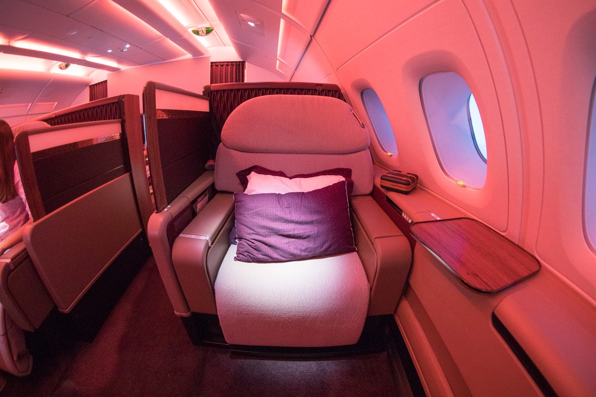 Qatar Airways A380 First Class Seat
