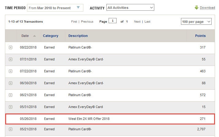Amex Offers - How To Check Statement For Points