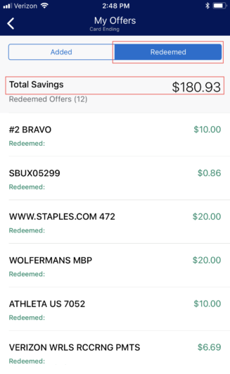 Amex Offers Mobile