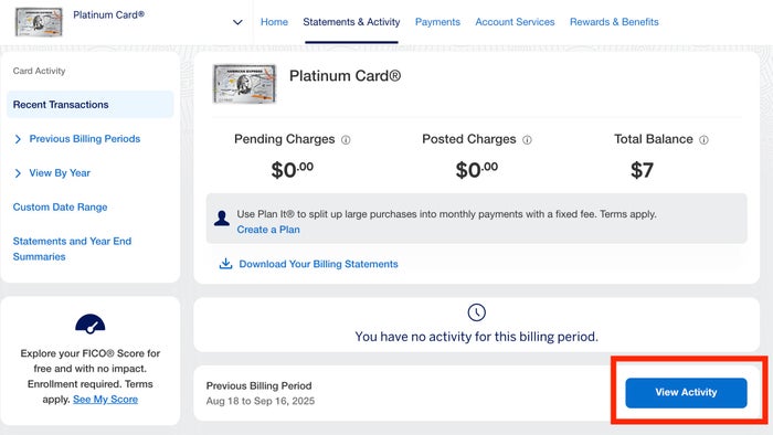 Amex Offers – Recent Transactions Amex recent transactions