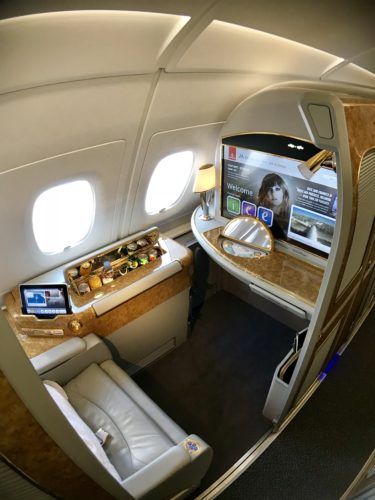 Emirates First Class, A380 Emirates First Class, A380