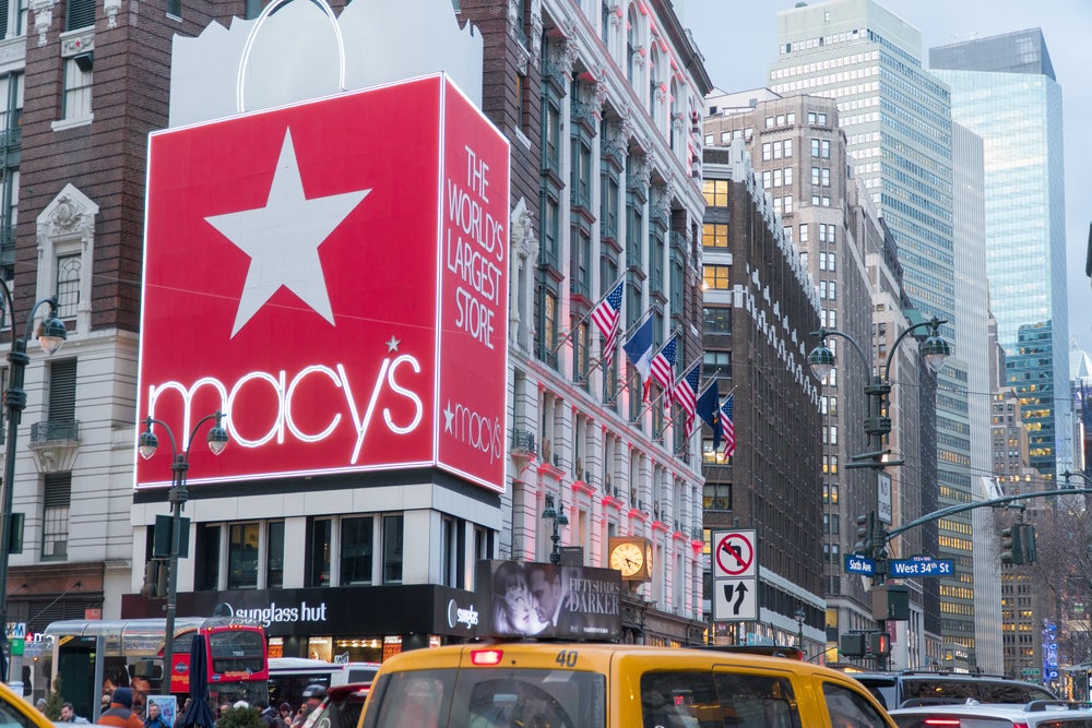 Macy's New York storefront 
