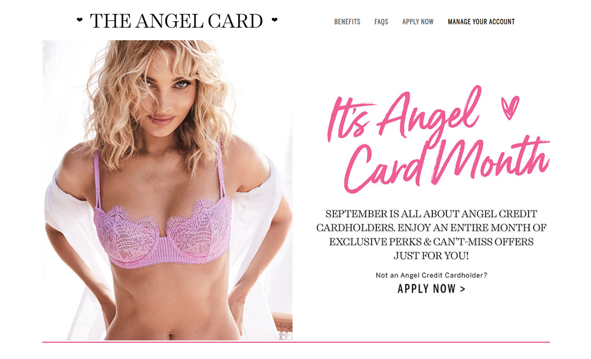 Victoria's Secret Angel Card Month - Angel Card Benefits