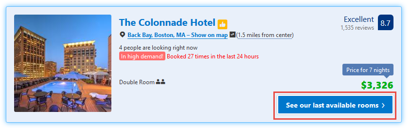 booking.com accommodation detail