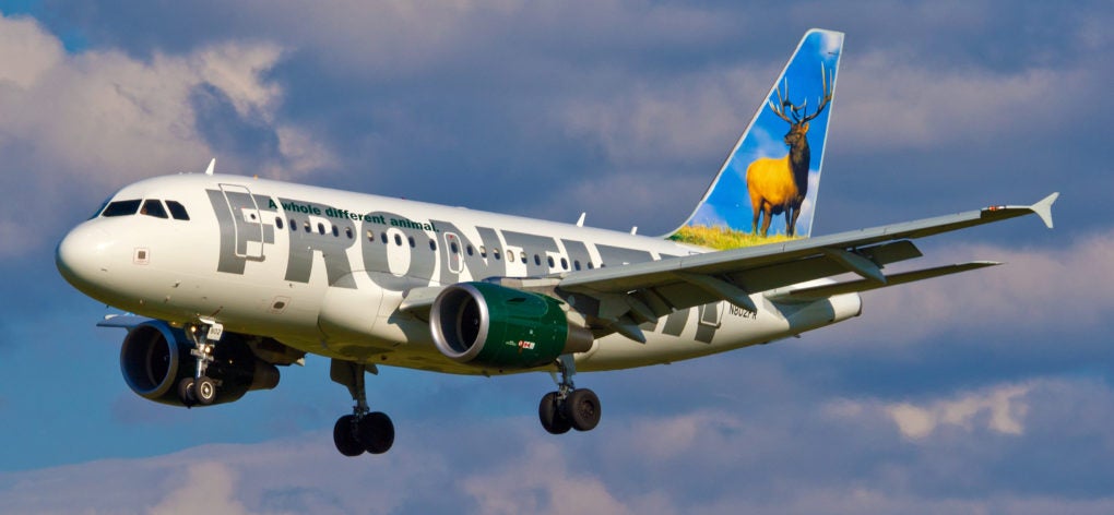 frontier airlines toy plane