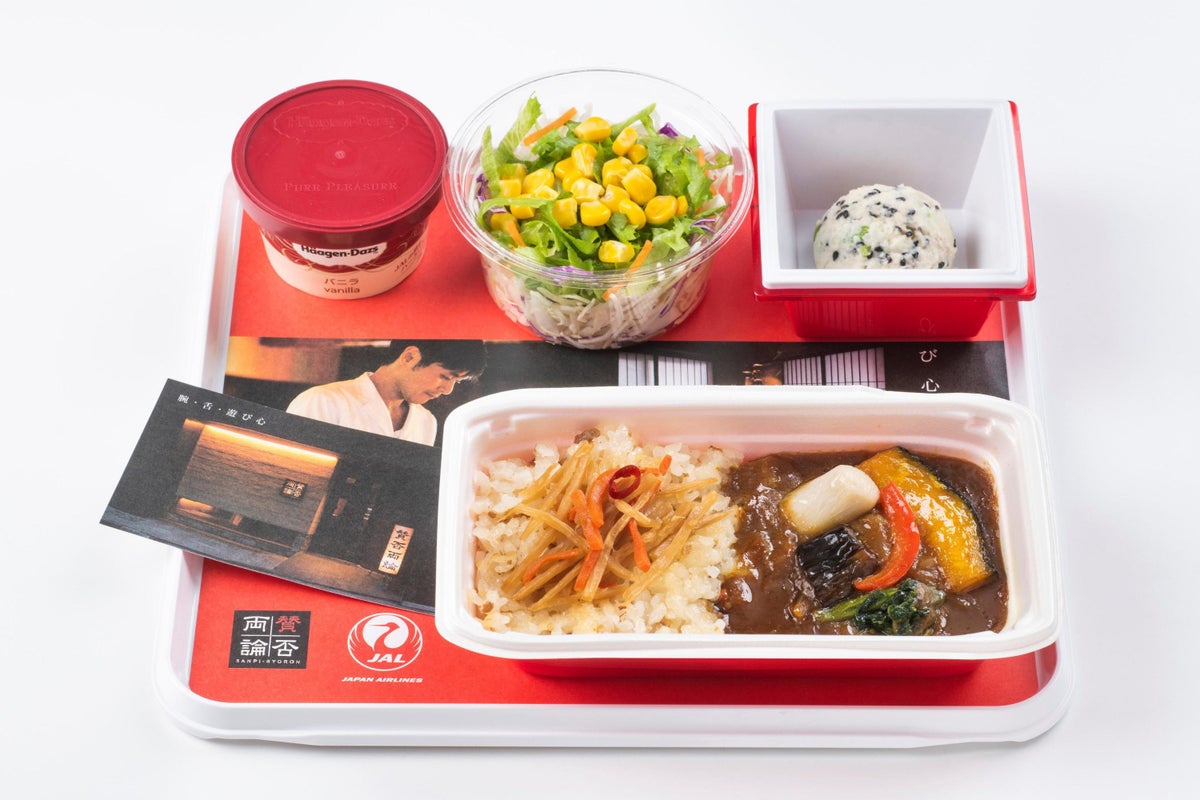 Japan Airlines Economy Meals