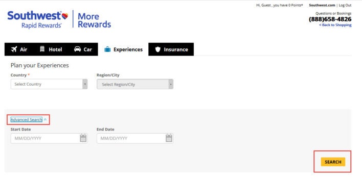 More Rewards Experiences