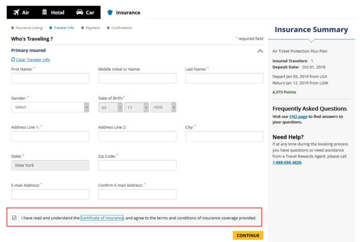 More Rewards Travel Insurance