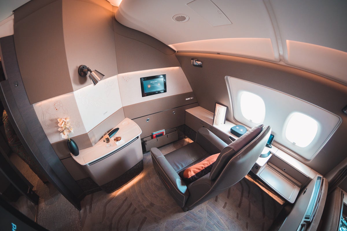 Singapore Airlines new A380 First Suite Seat