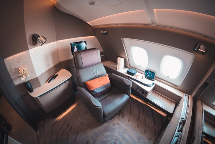 Singapore Airlines new A380 First Suite Seat