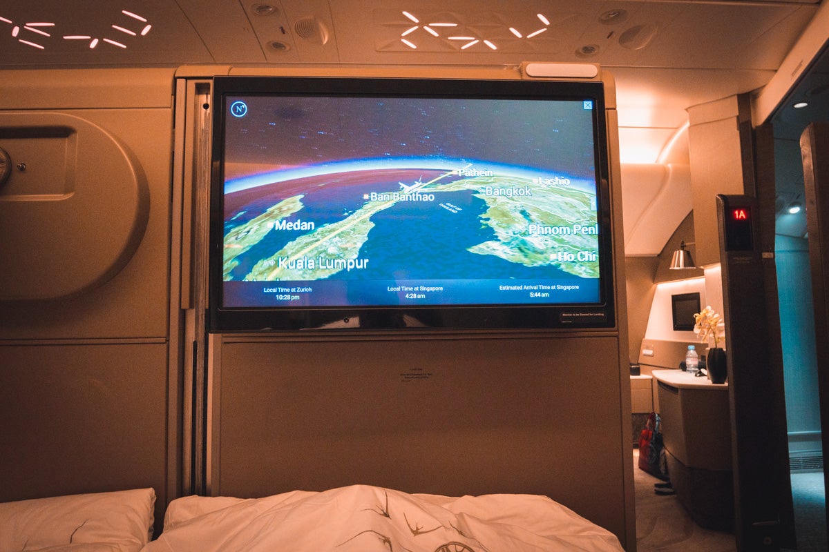 Singapore Airlines new A380 First Suite IFE